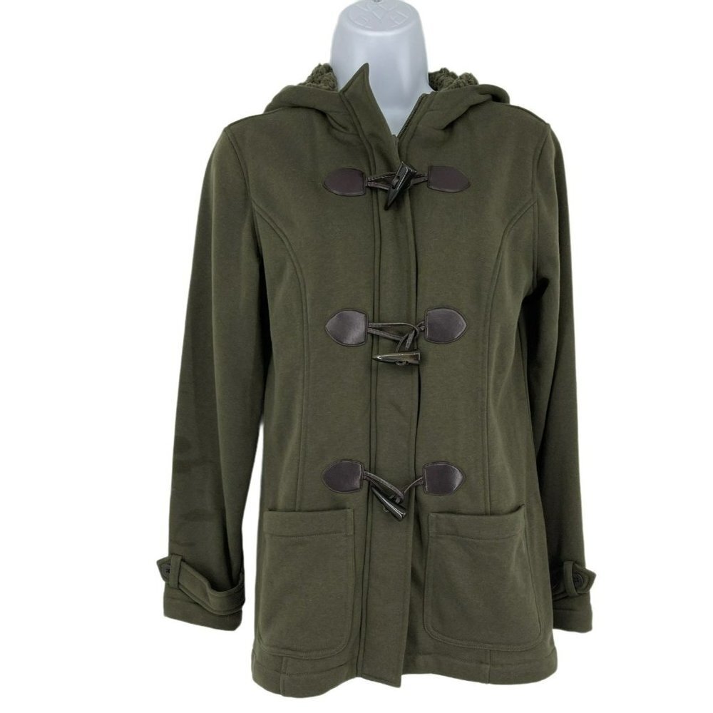 MARKET & SPRUCE Emory Toggle Fleece Jacket Size S